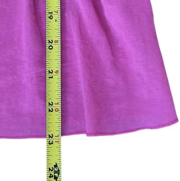 J. Jill Pink 100% Cotton Semi-sheer 1/2 Button-Front Blouse Size S - Picture 4 of 7